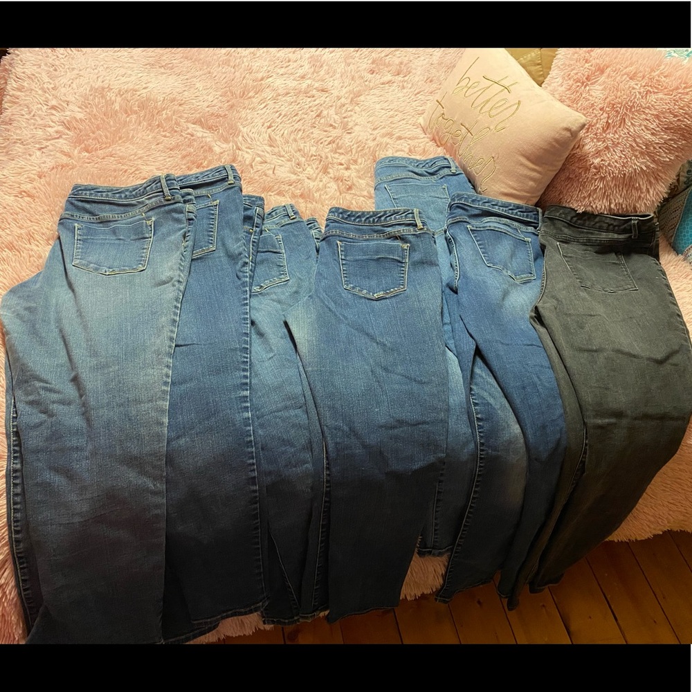 SOLD- Mossimo Mid Rise Jeggings - 7 pair bundle